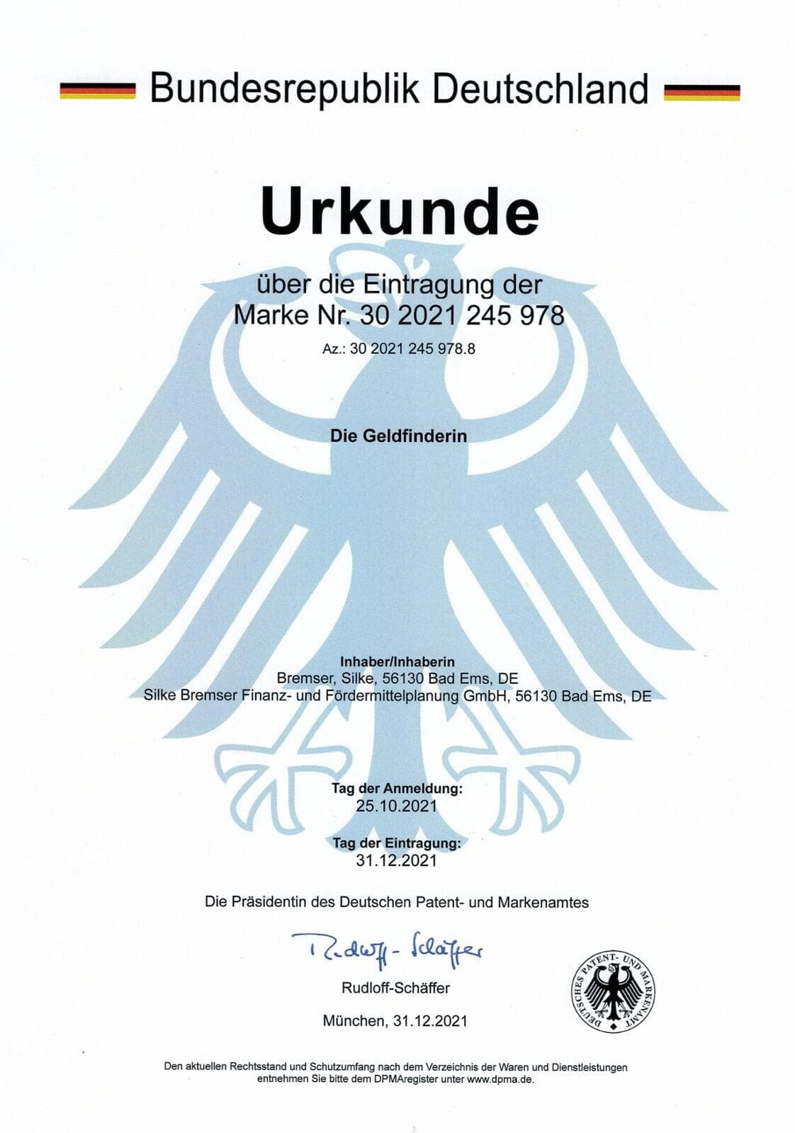 Urkunde